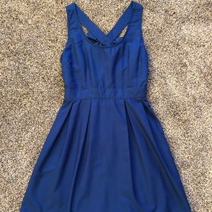 Royal blue pocketed dress